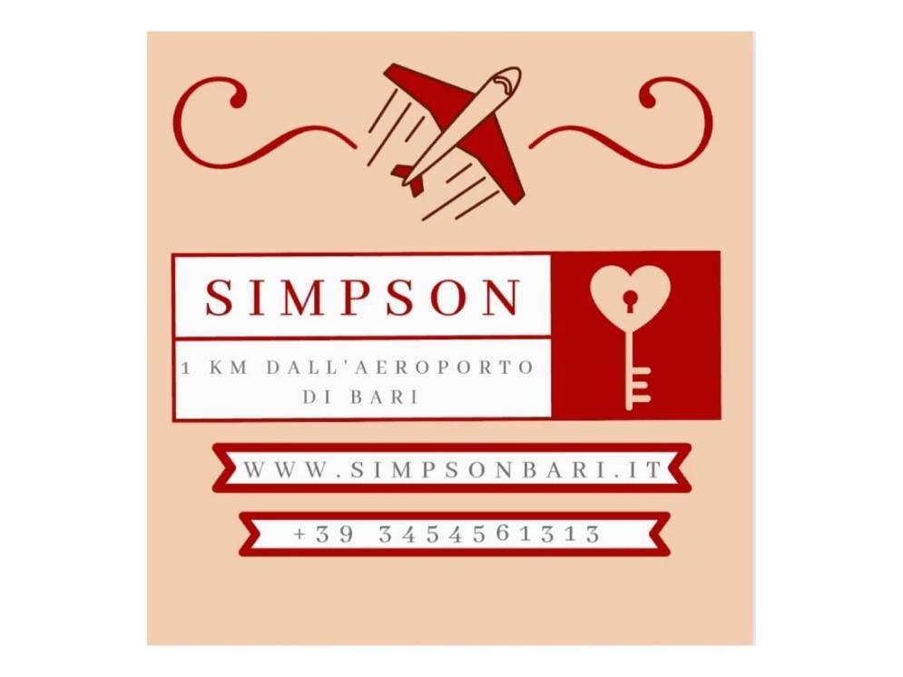 Simpson - Aeroporto Di Bari - Affittacamere Dış mekan fotoğraf